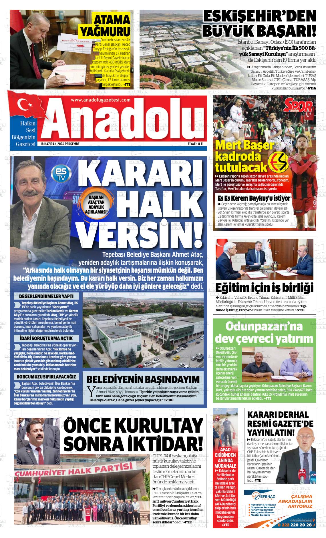 Eskisehir Anadolu 18.06.2026