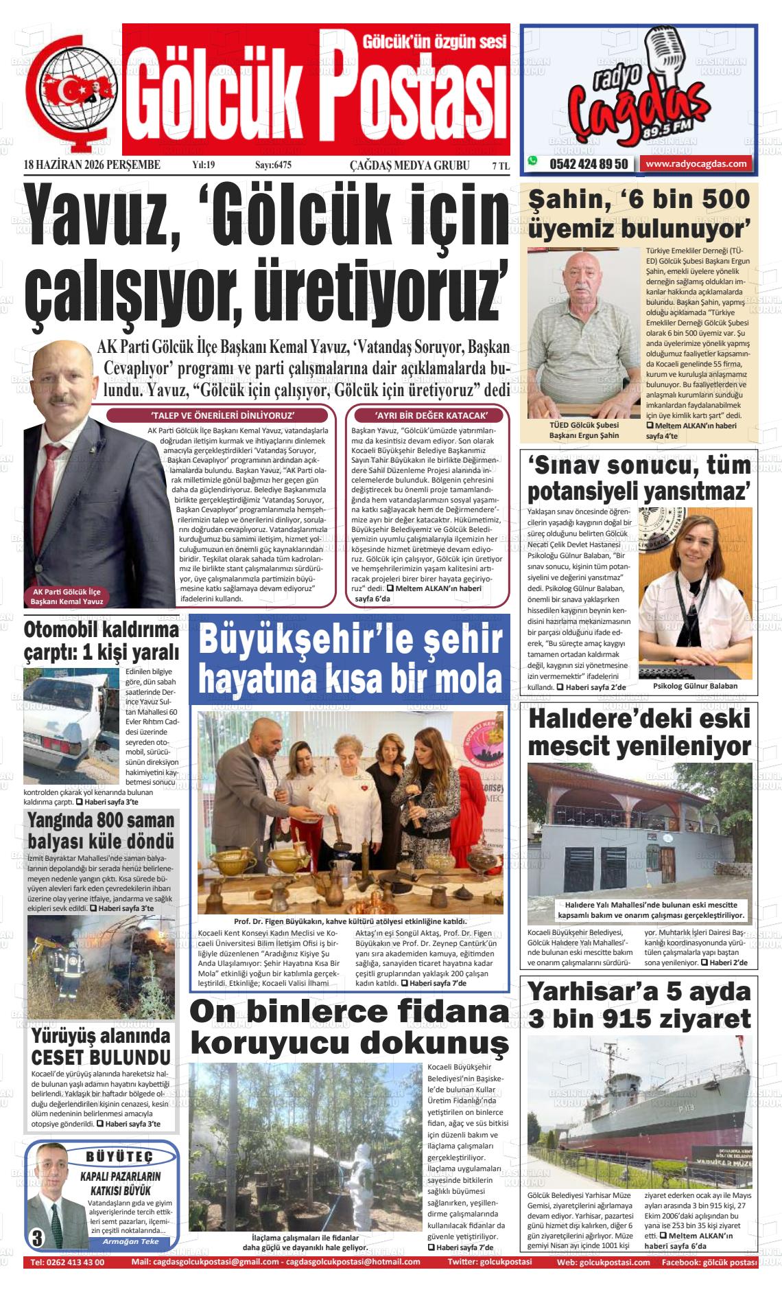 Kocaeli Golcukpostasi 18.06.2026