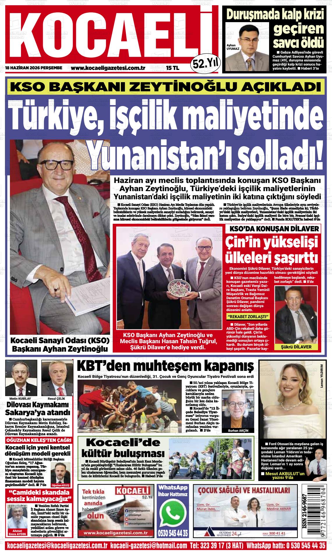 Kocaeli 18.06.2026