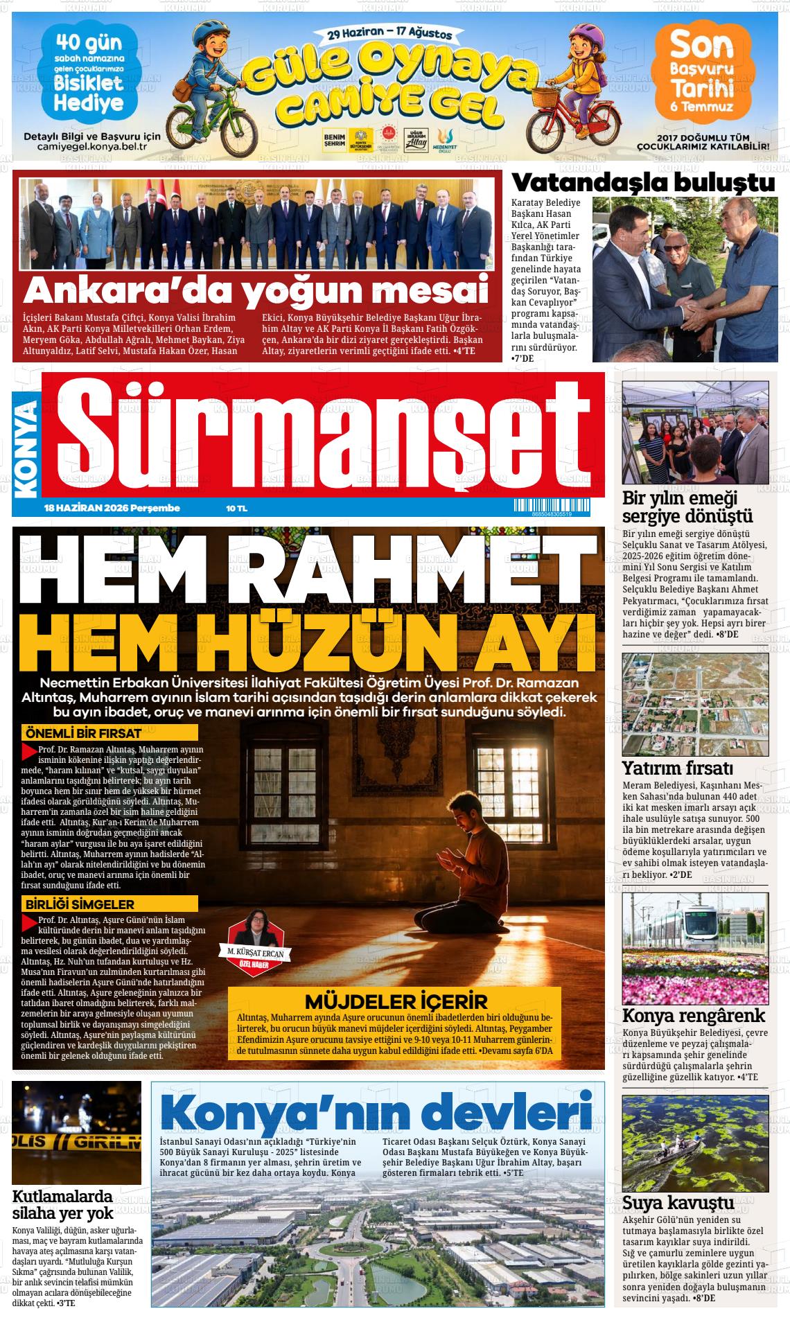 Konya Ninsesi 18.06.2026