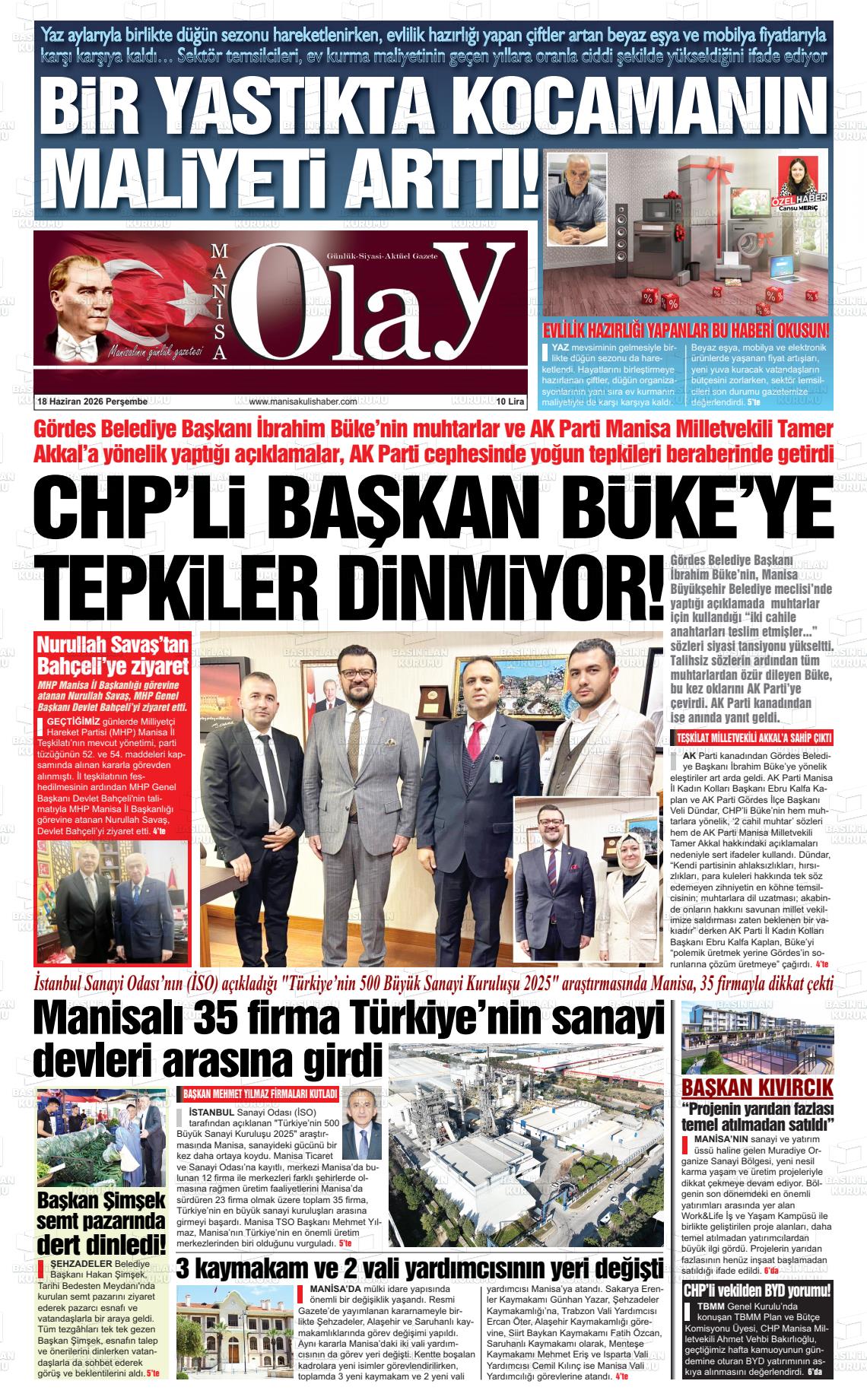 Manisa Olay 18.06.2026