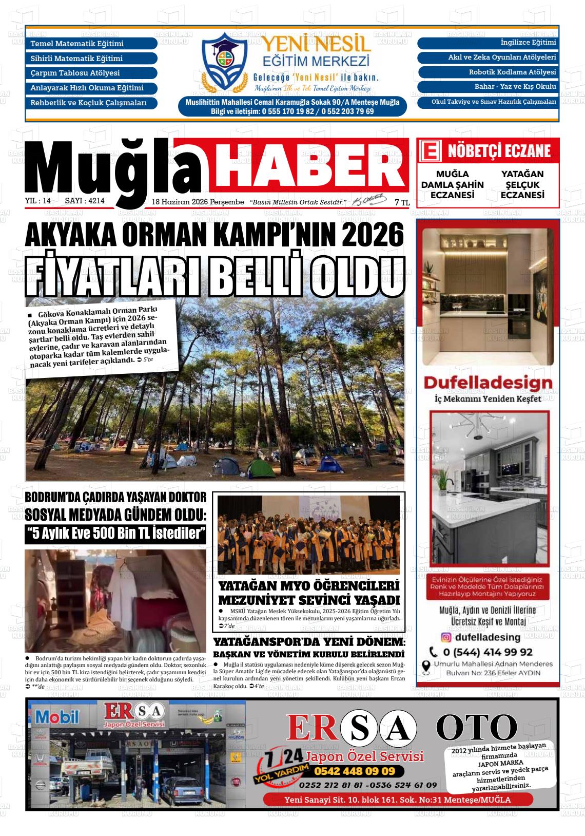 Mugla Haber 18.06.2026