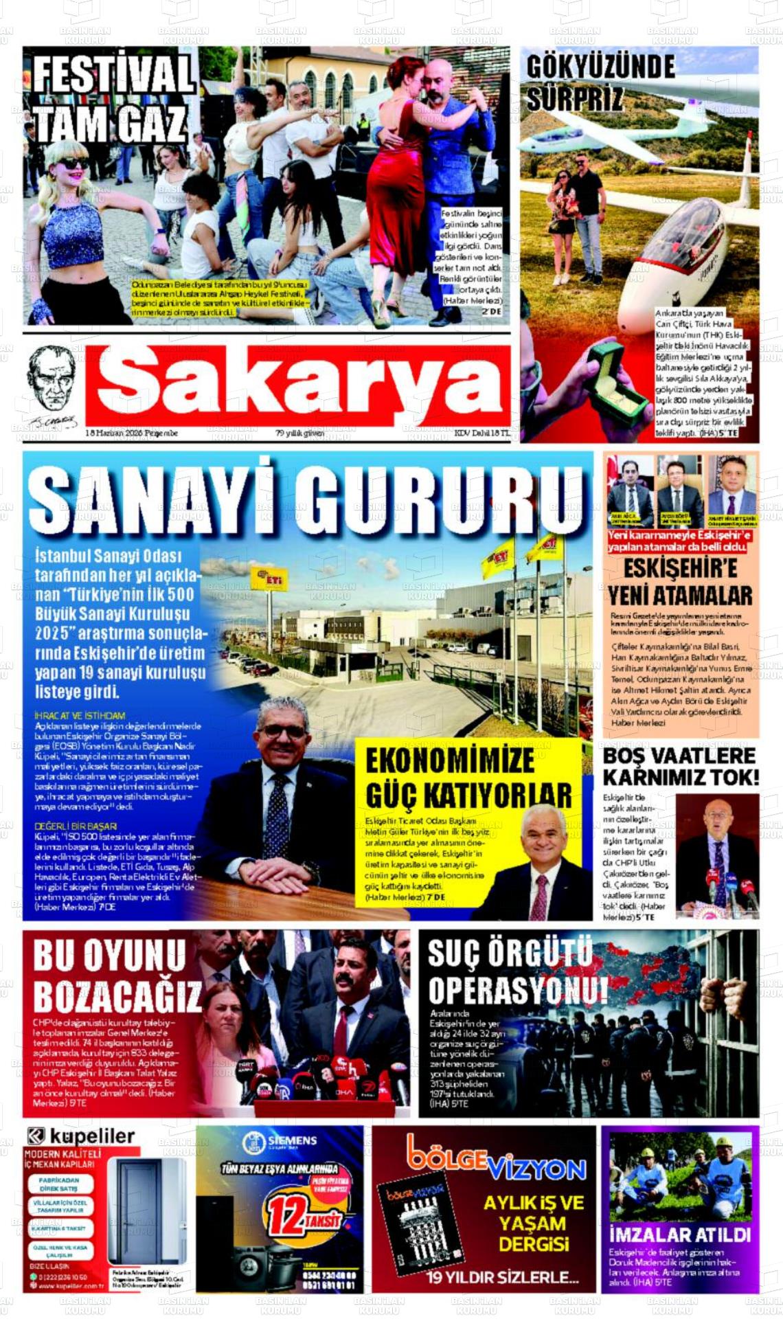 Eskisehir Sakarya 18.06.2026