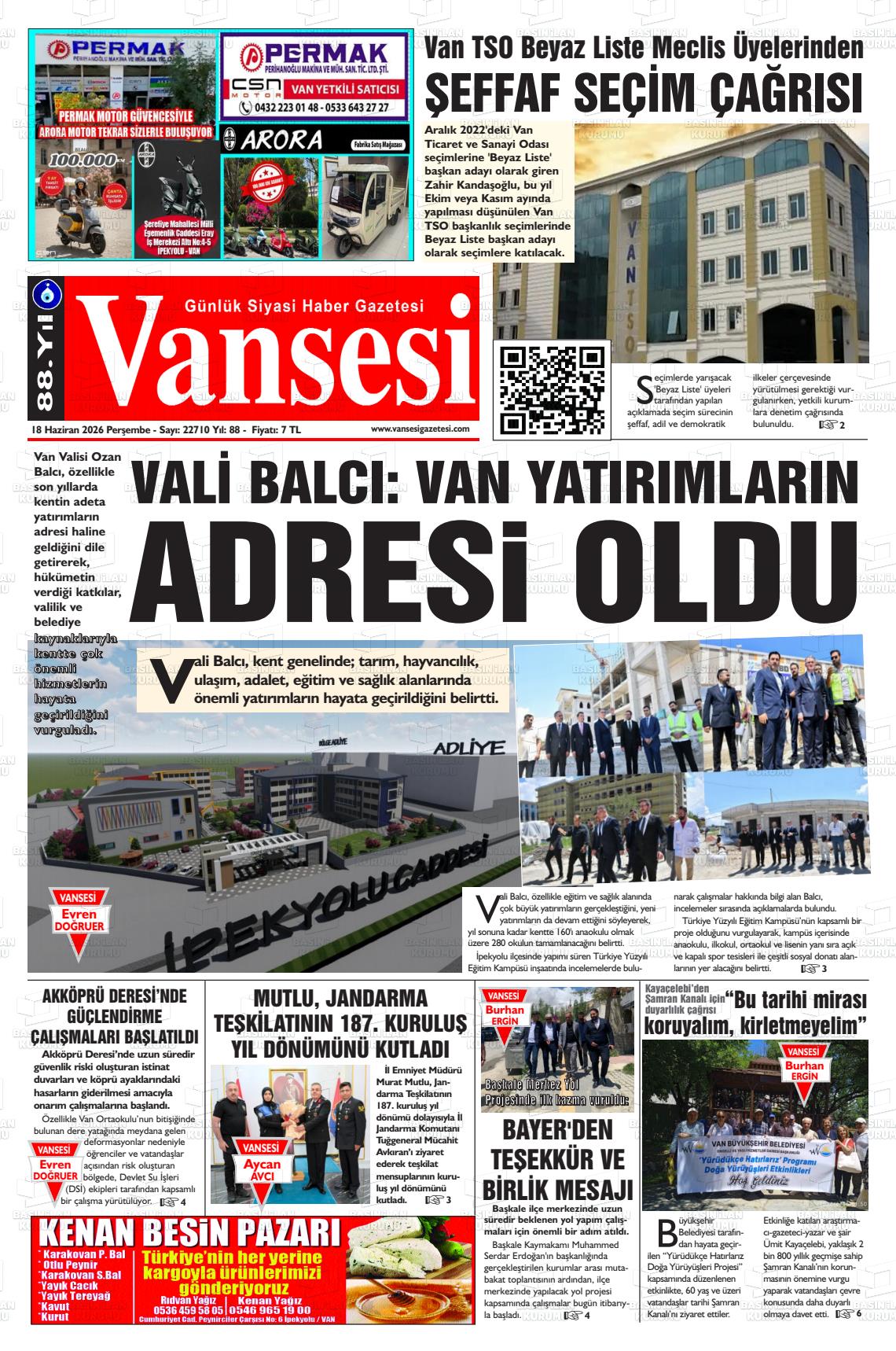 Van Sesi 18.06.2026