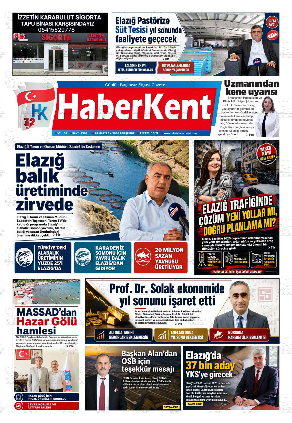 Elazig Yenicag 18.06.2026