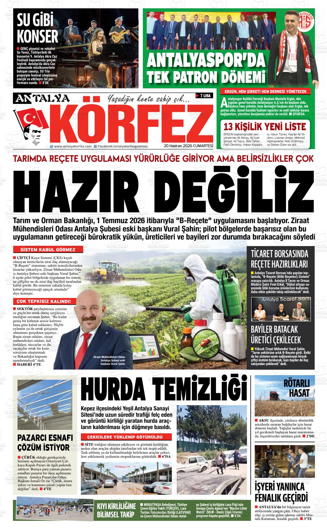 Antalya Korfez 20.06.2026