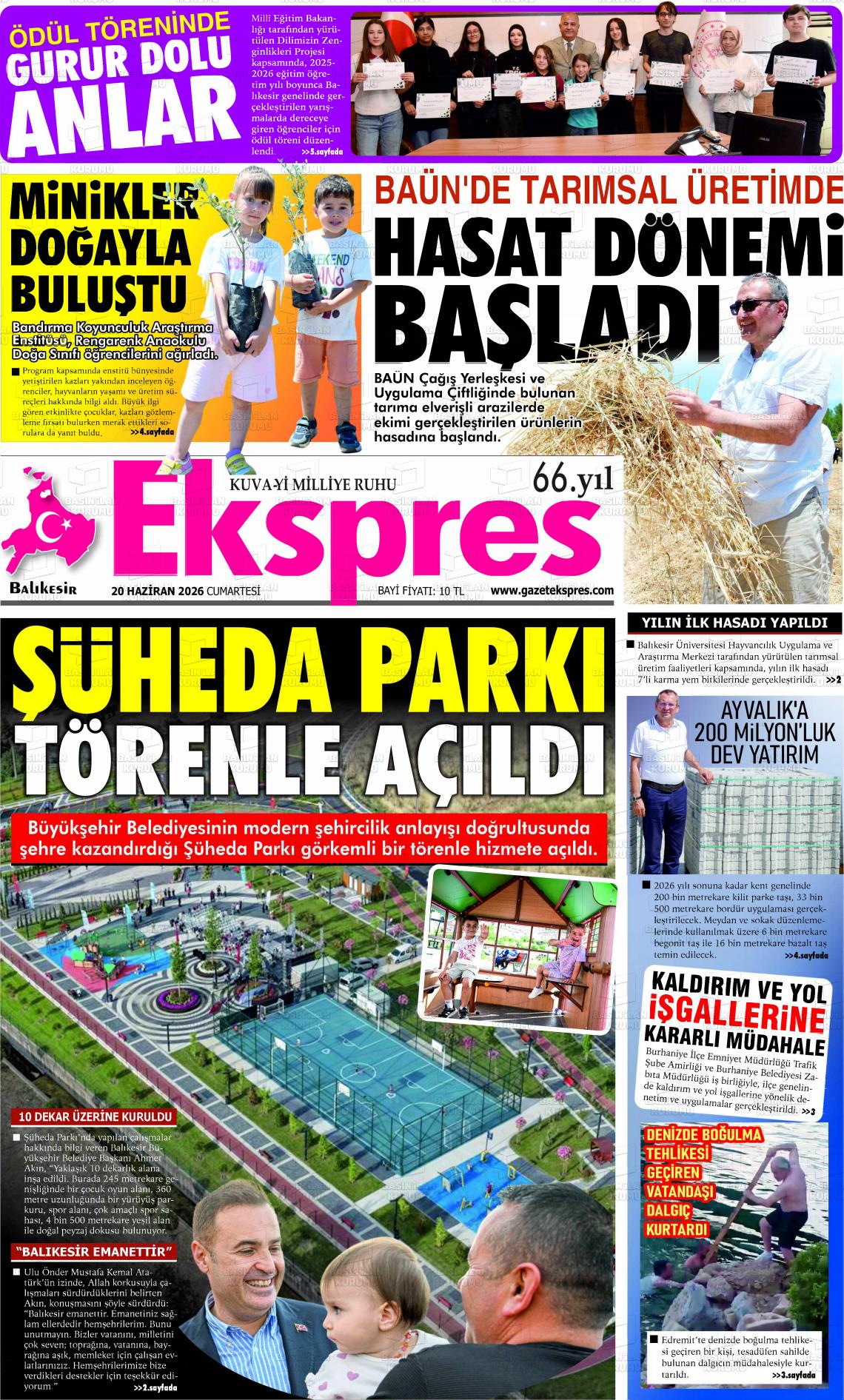 Balikesir Ekspres 20.06.2026