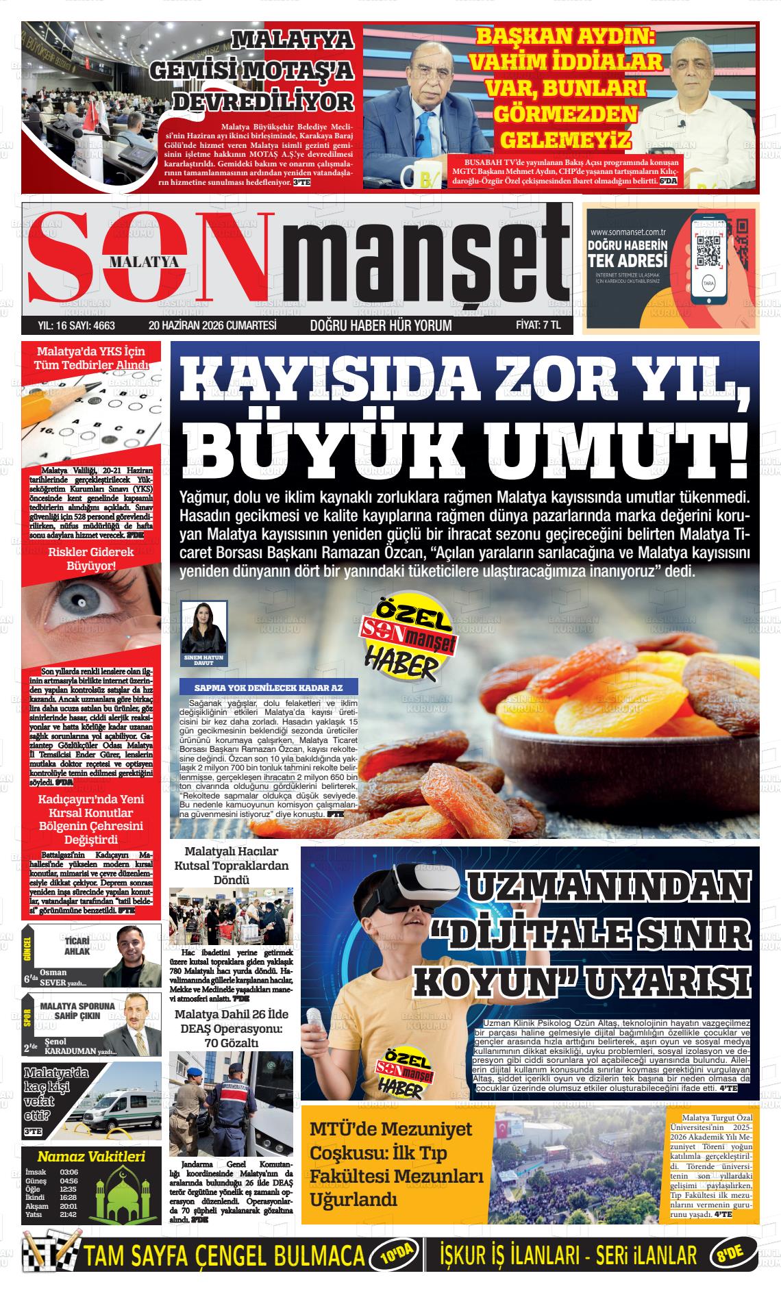 Malatya Busabah 20.06.2026
