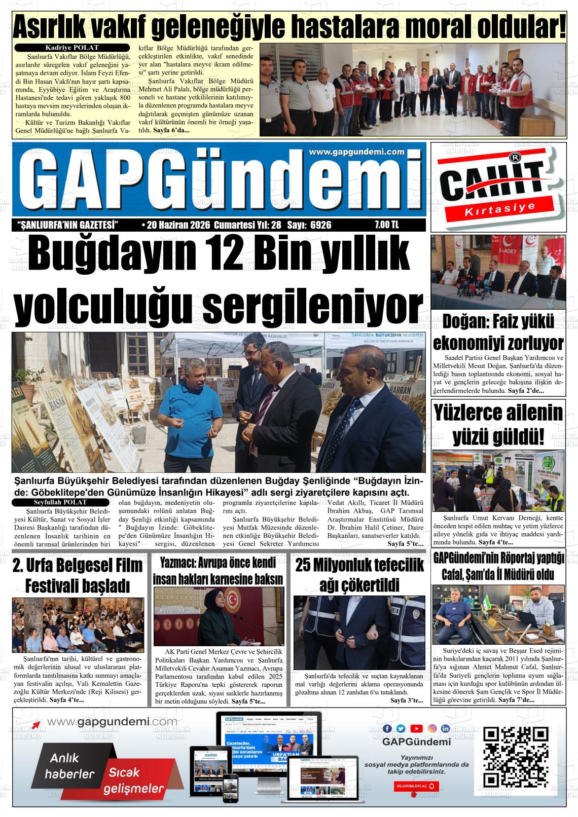 Sanliurfa Gapgundemi 20.06.2026