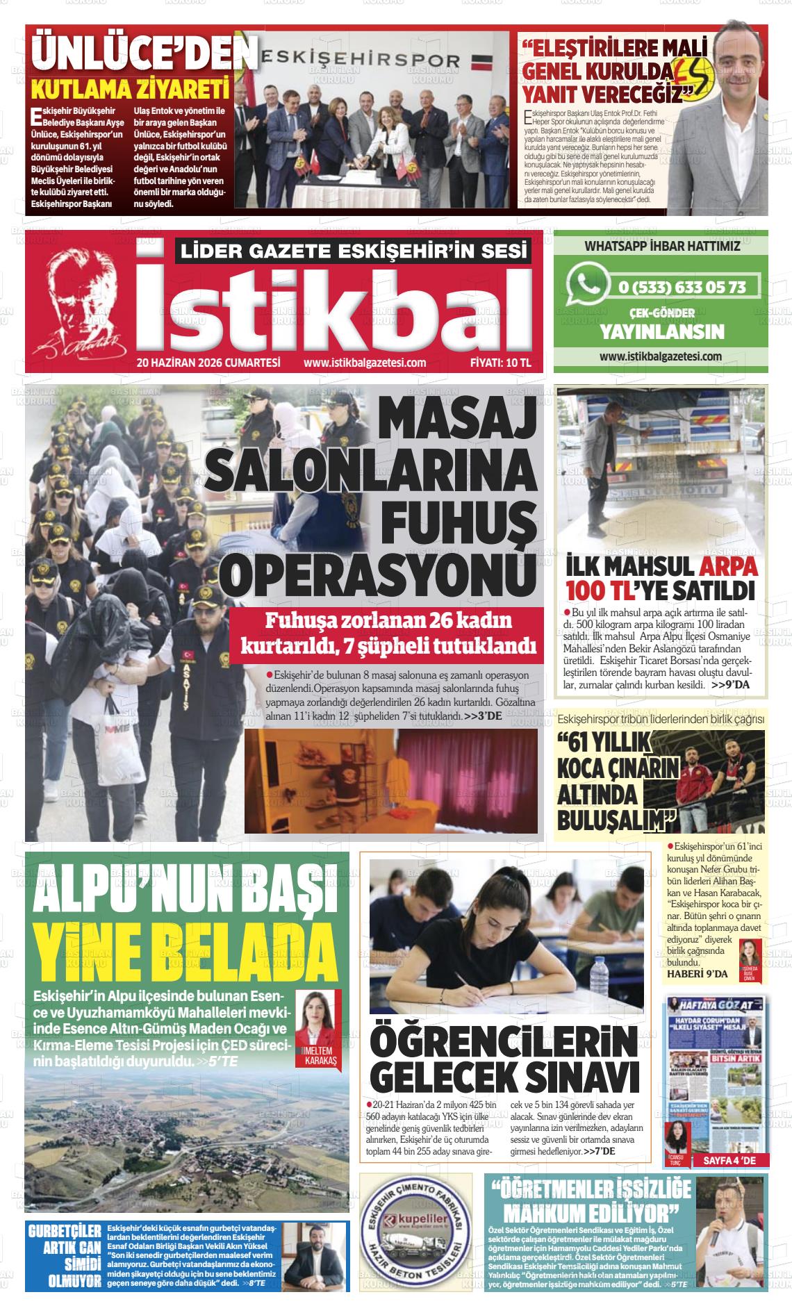 Eskisehir Istikbal 20.06.2026