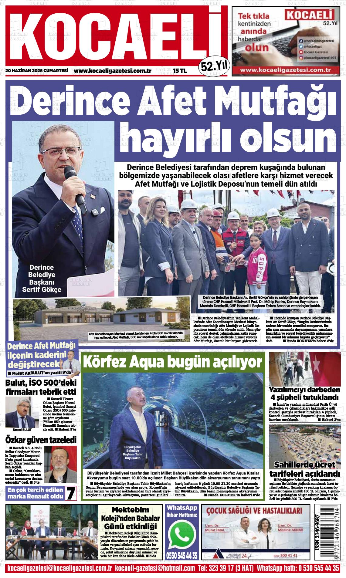 Kocaeli 20.06.2026