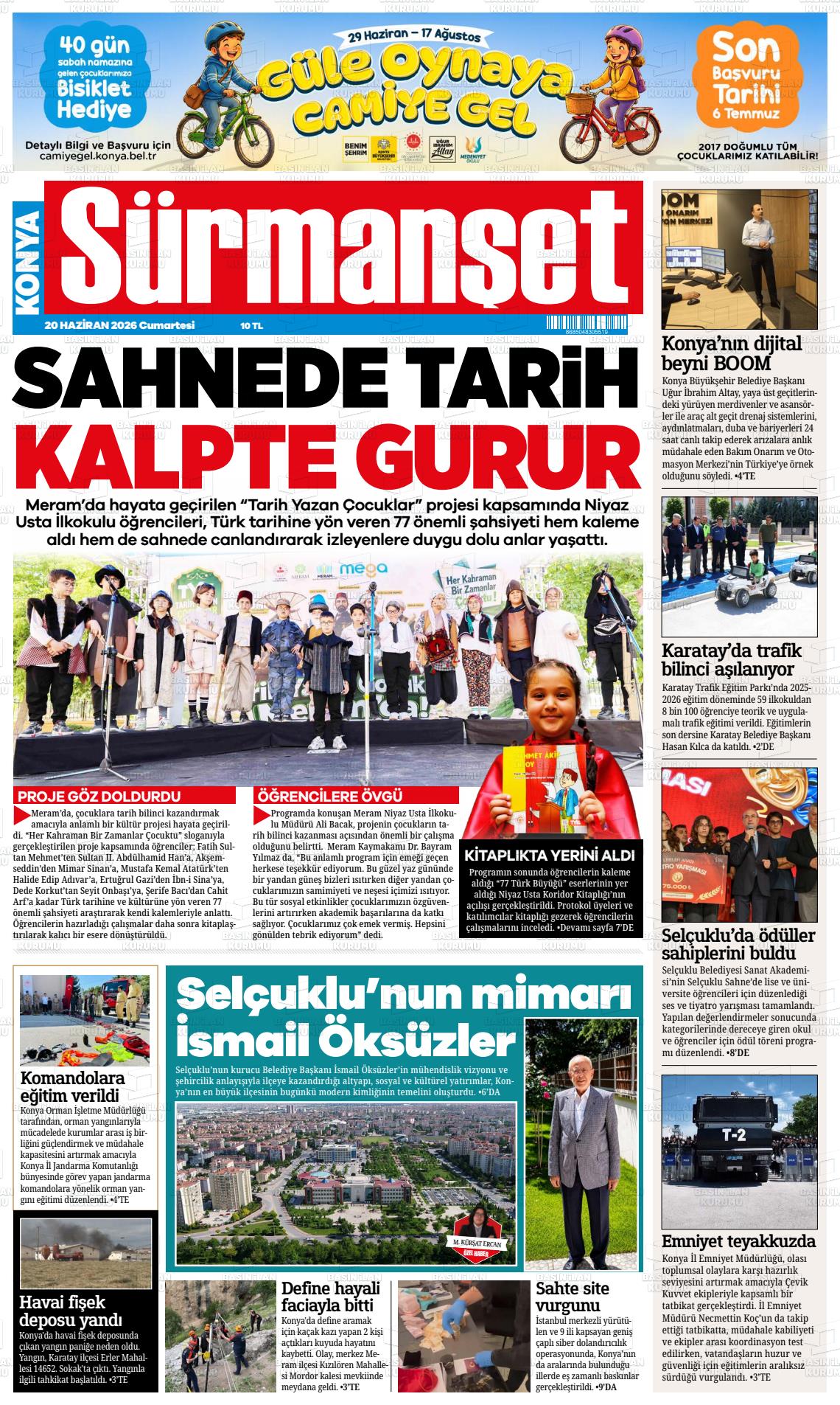 Konya Ninsesi 20.06.2026