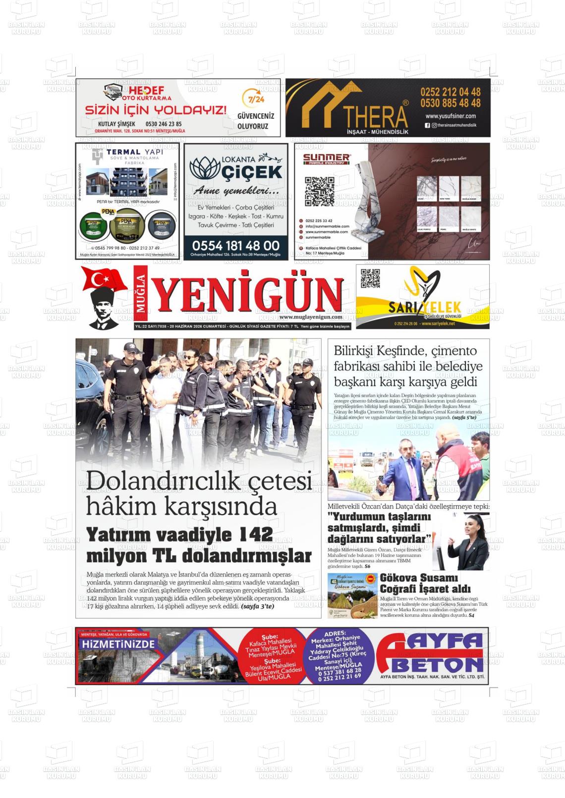 Mugla Yenigun 20.06.2026