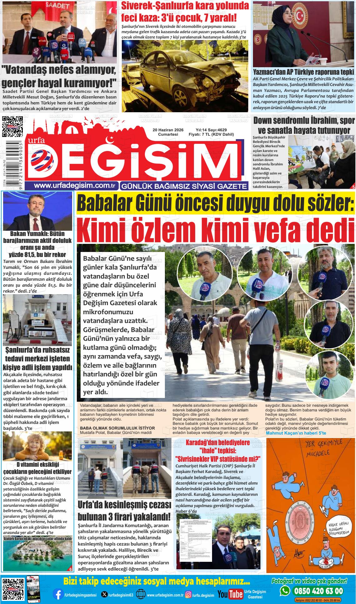 Sanliurfa Urfastar 20.06.2026