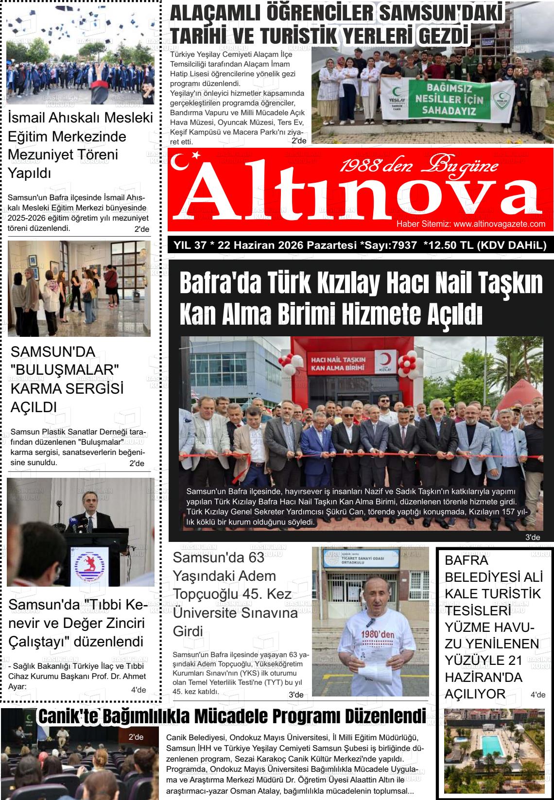 Samsun Altinova 22.06.2026