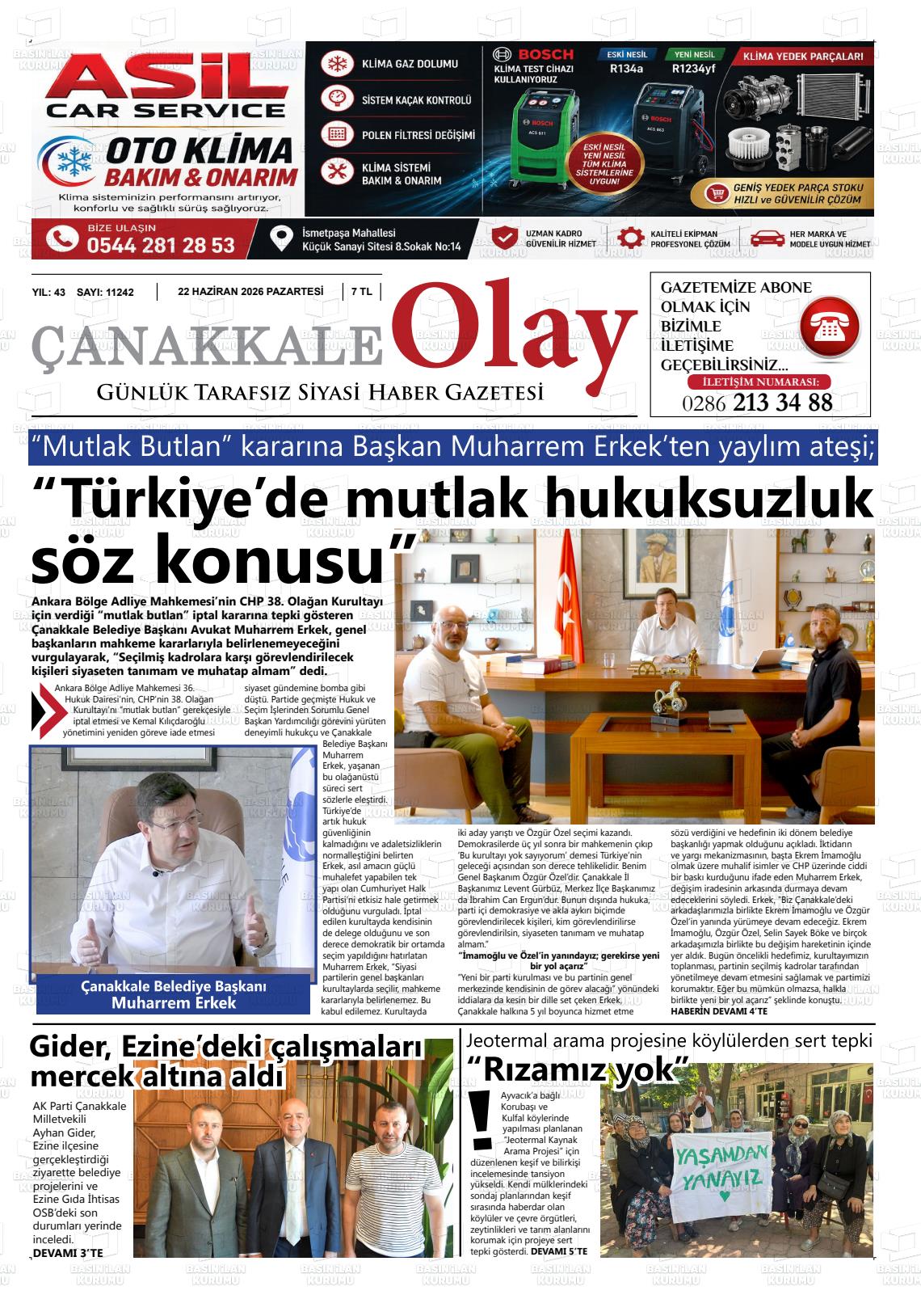 Canakkale Olay 22.06.2026