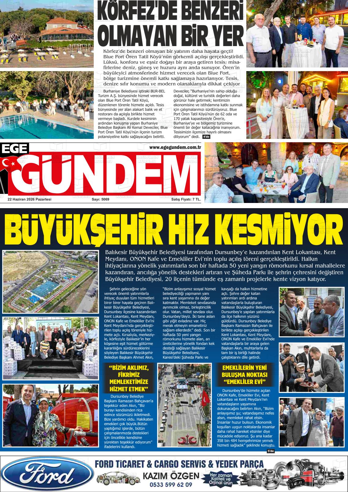 Balikesir Egegundem 22.06.2026