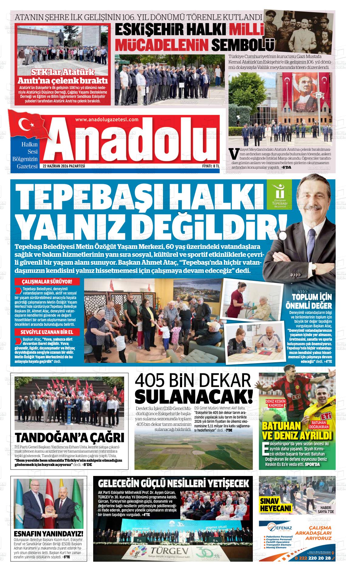 Eskisehir Anadolu 22.06.2026