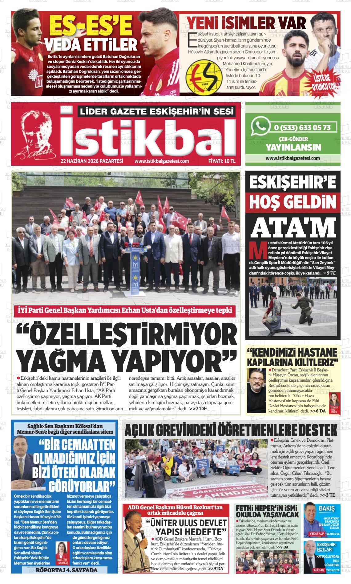 Eskisehir Istikbal 22.06.2026