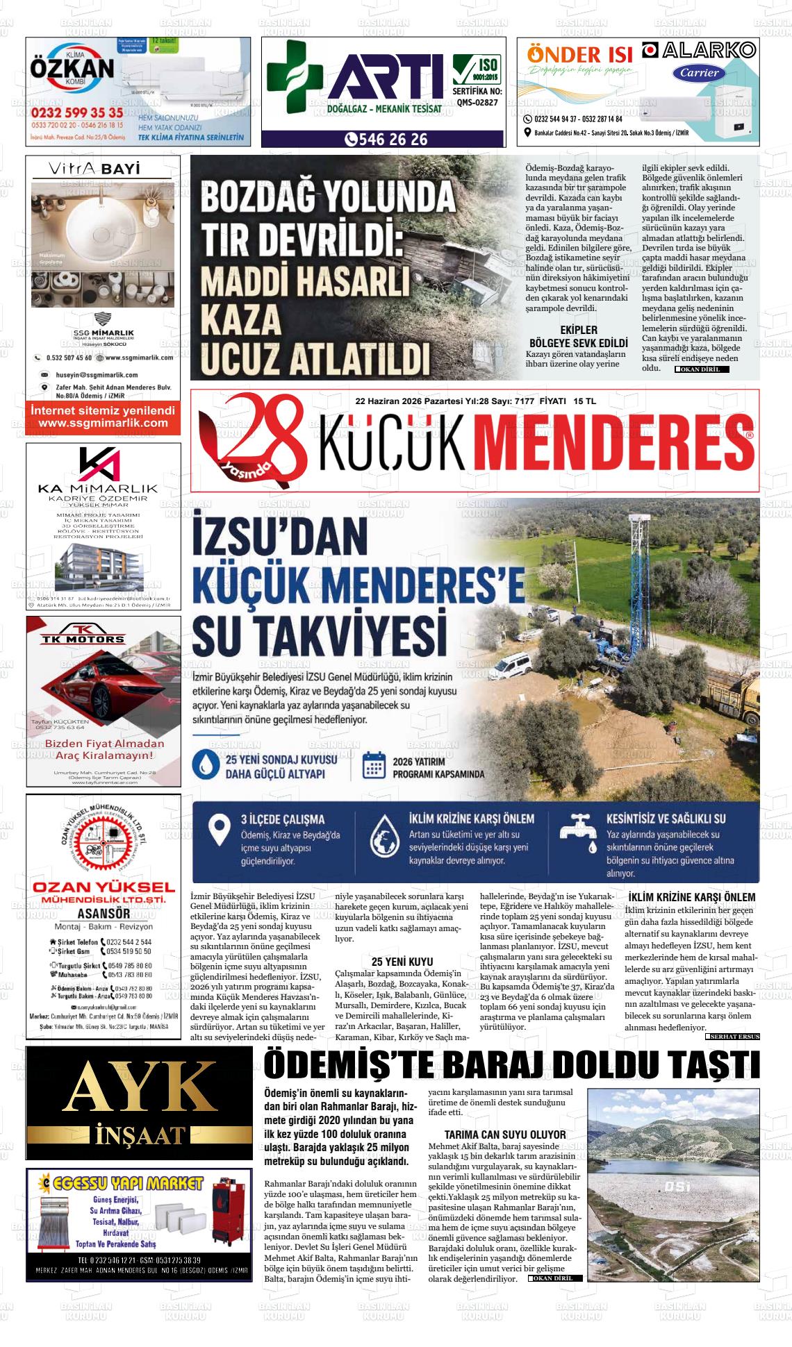 Izmir Kucukmenderes 22.06.2026