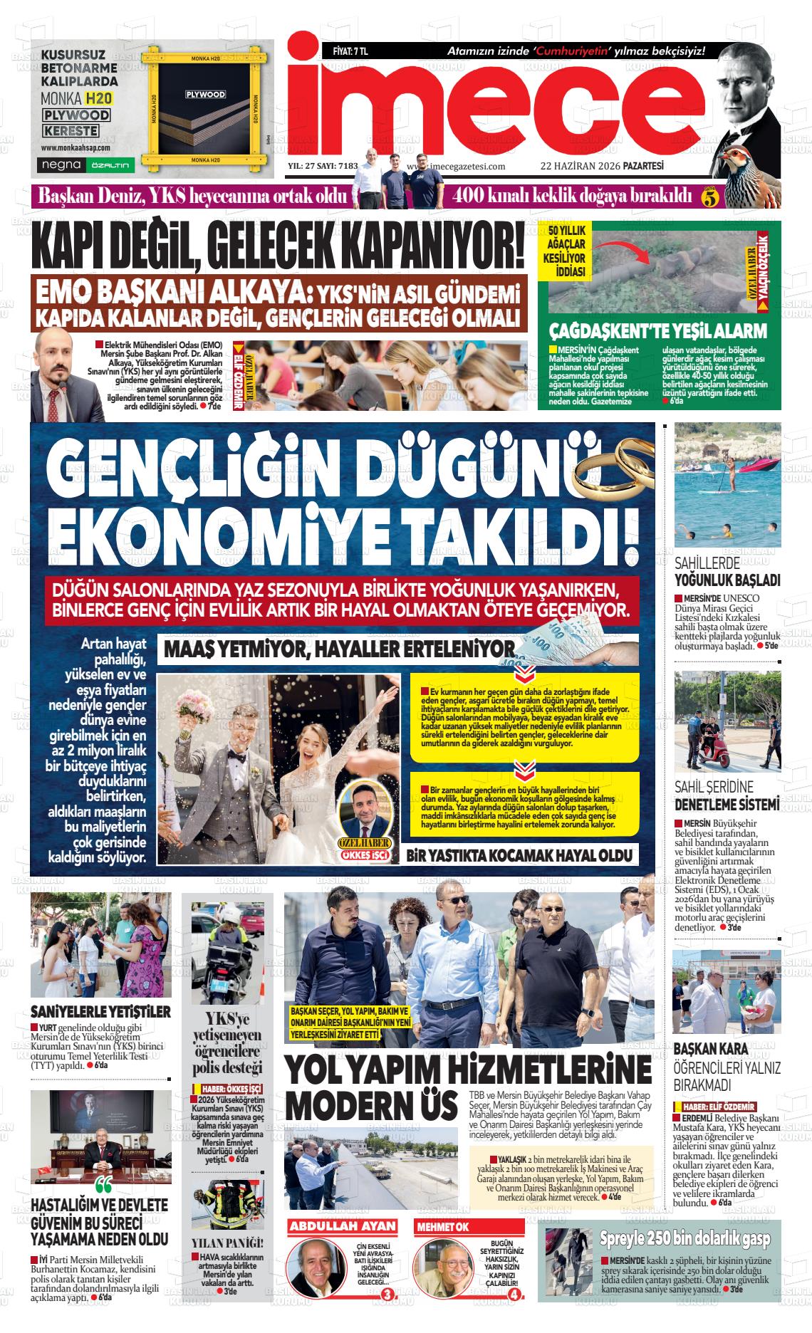 Mersin Imece 22.06.2026