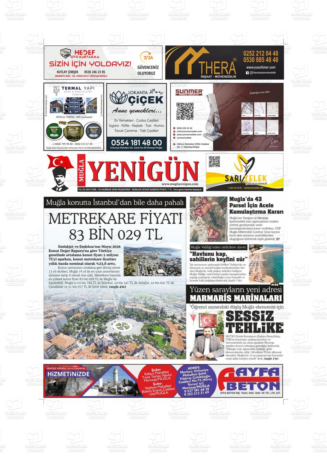 Mugla Yenigun 22.06.2026