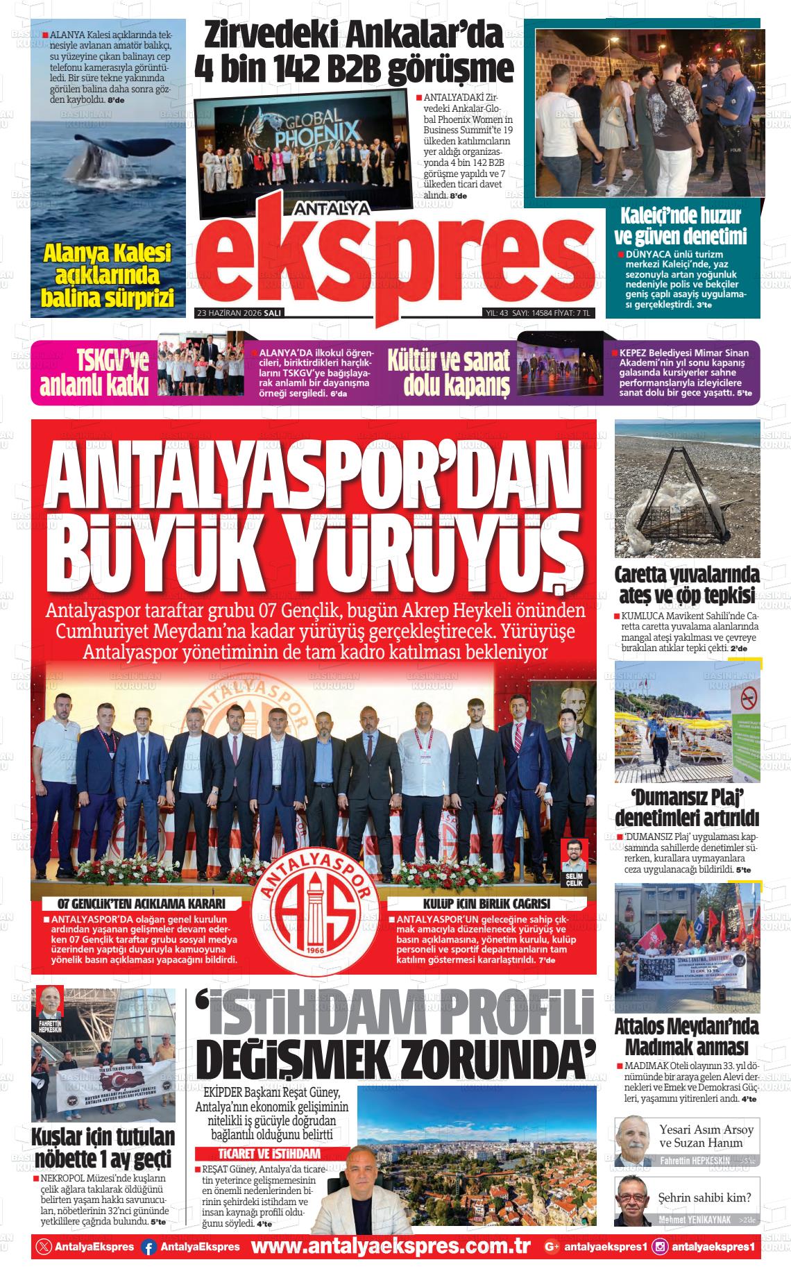 Antalya Ekspres 23.06.2026