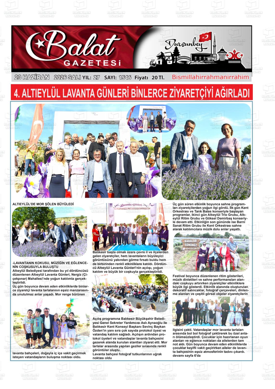 Balikesir Balat 23.06.2026