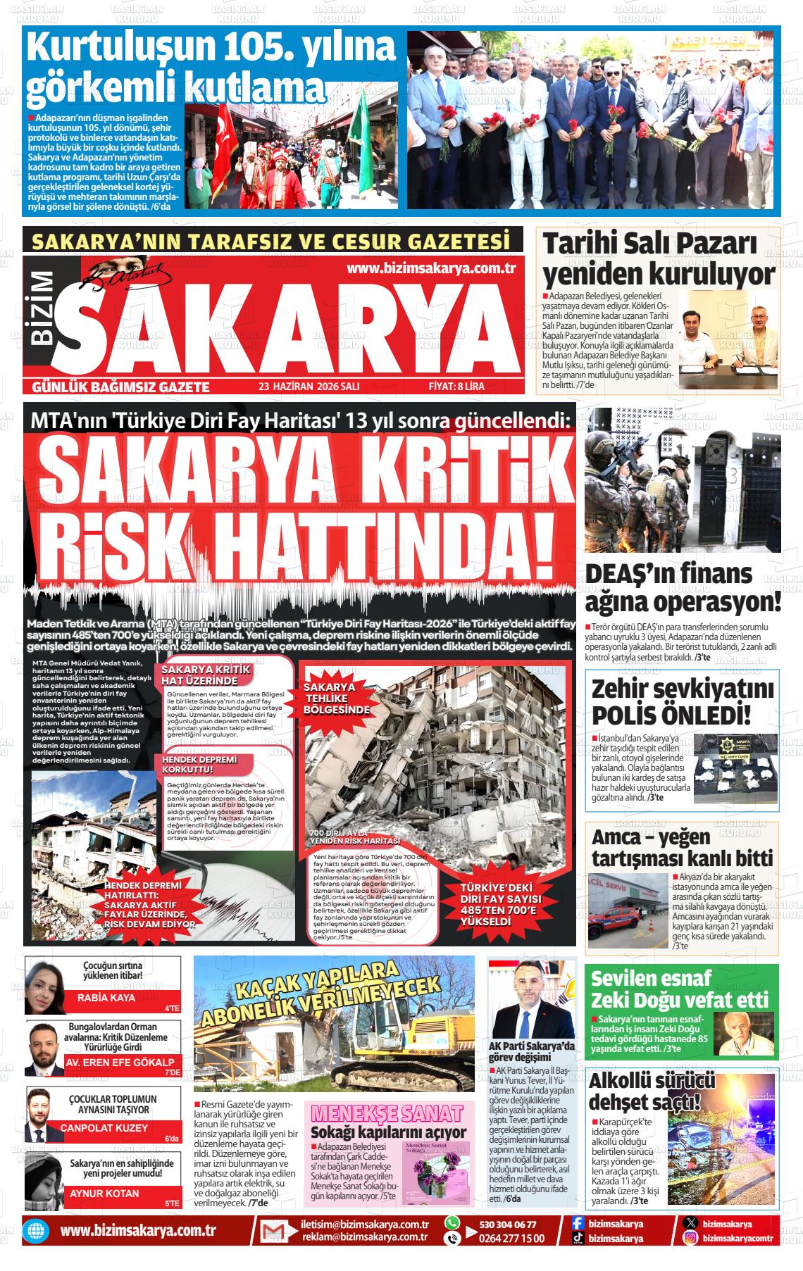 Sakarya Bizim 23.06.2026