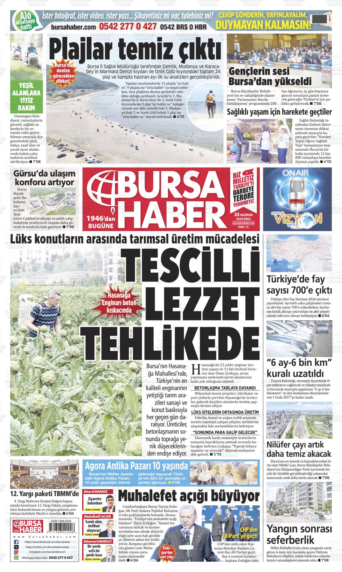 Bursa Haber 23.06.2026