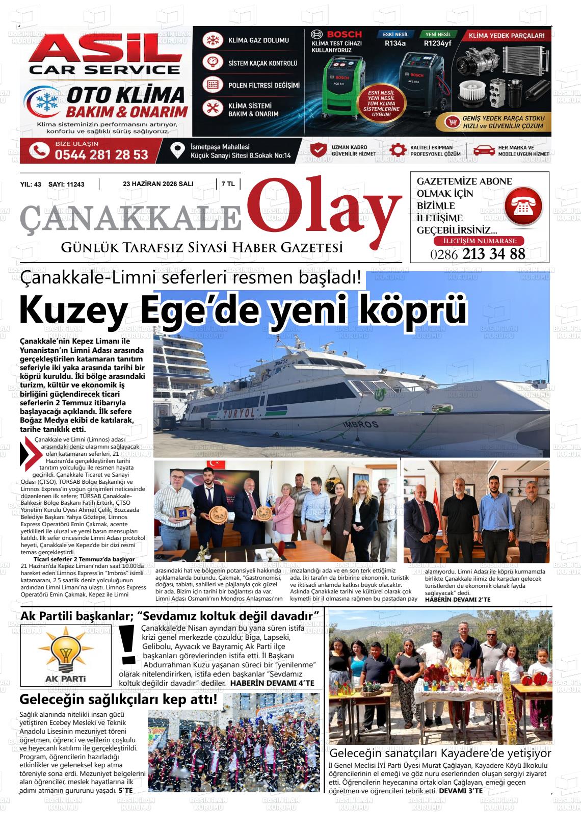 Canakkale Olay 23.06.2026