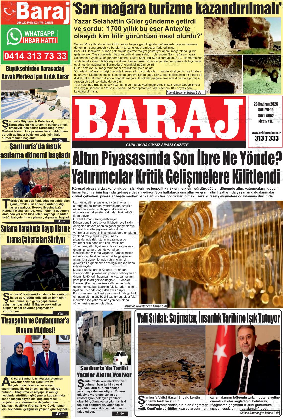 Sanliurfa Dundenbugunesafak 23.06.2026