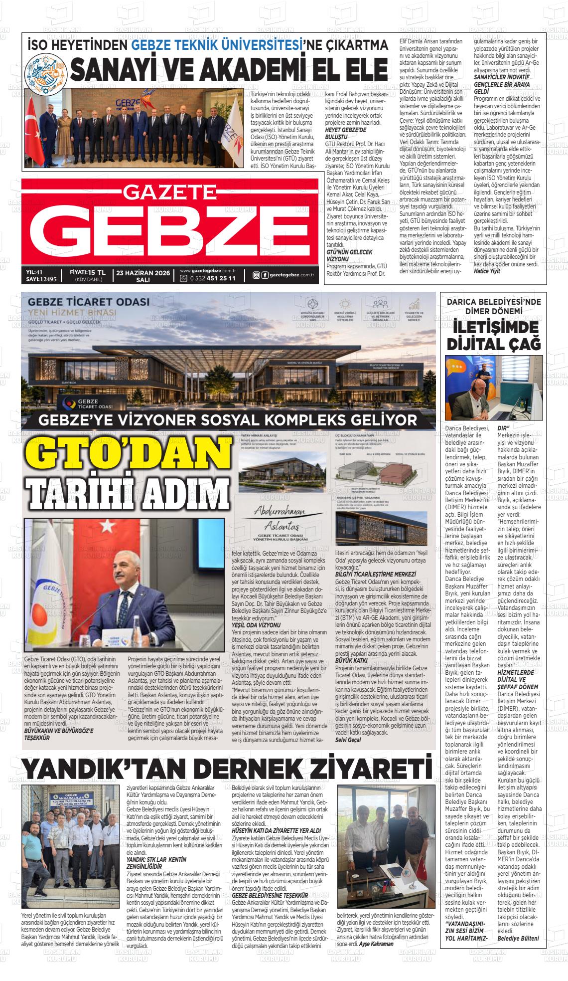 Kocaeli Gebze 23.06.2026
