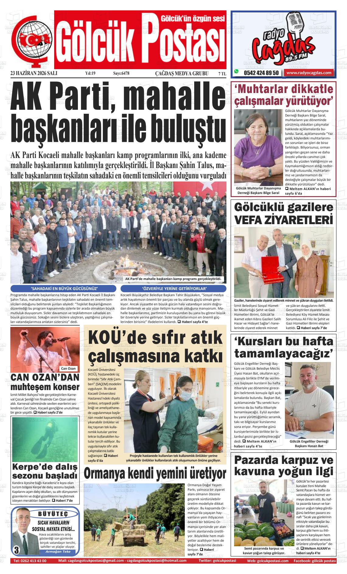 Kocaeli Golcukpostasi 23.06.2026