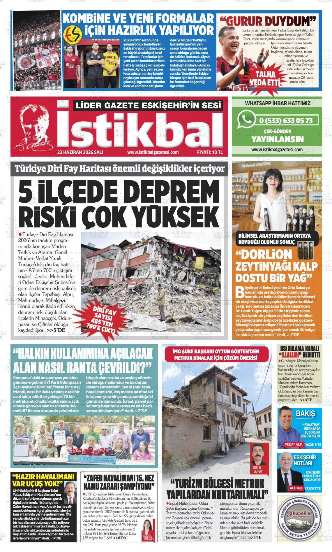 Eskisehir Istikbal 23.06.2026