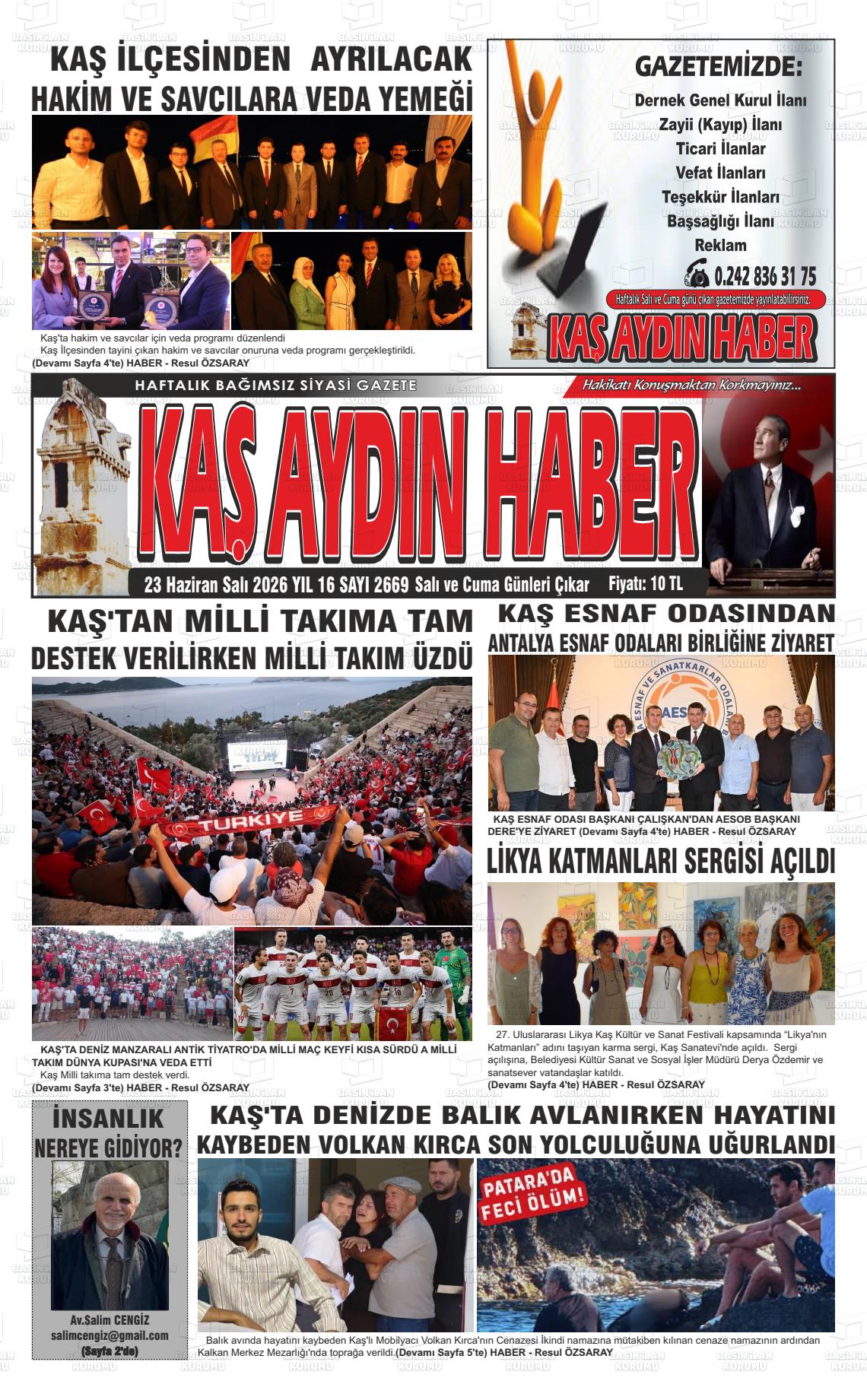 Antalya Kasaydinheber 23.06.2026