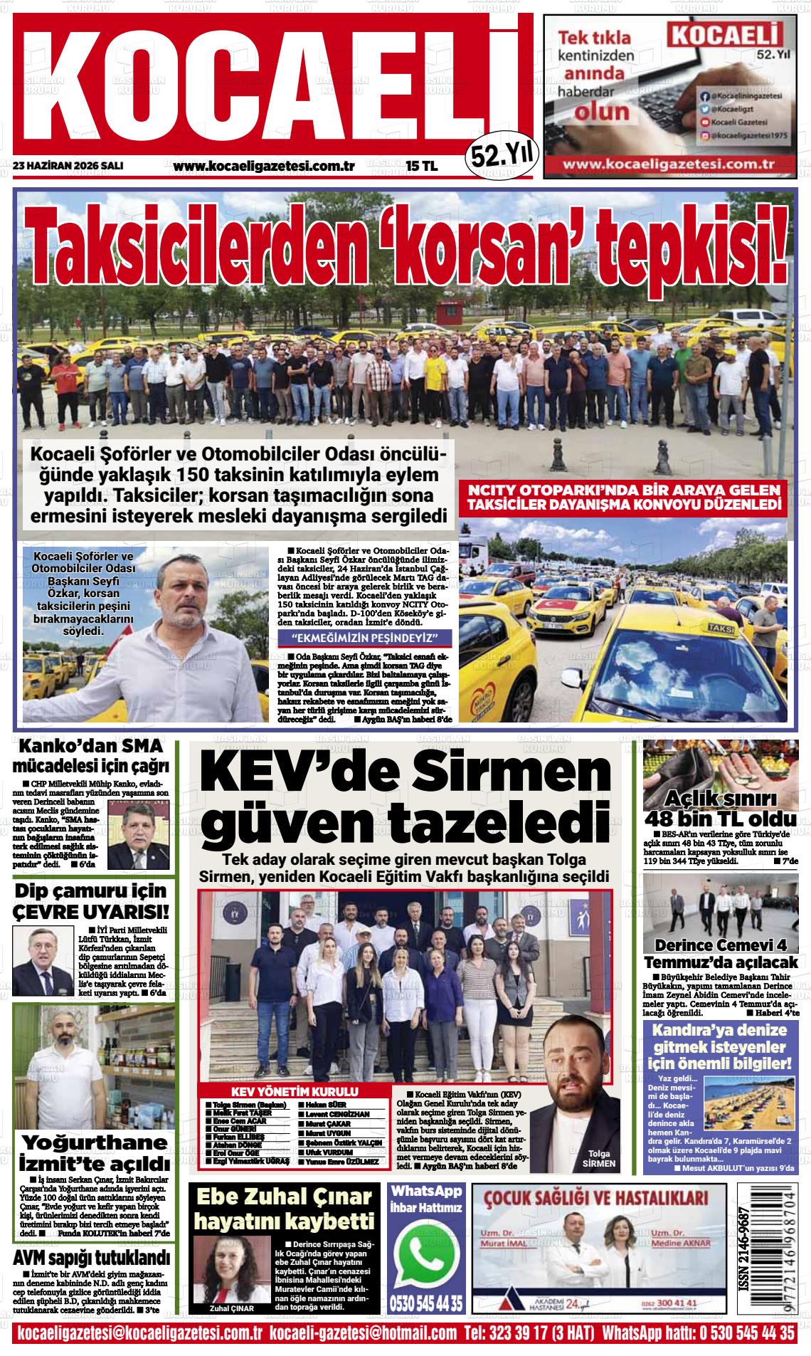 Kocaeli 23.06.2026