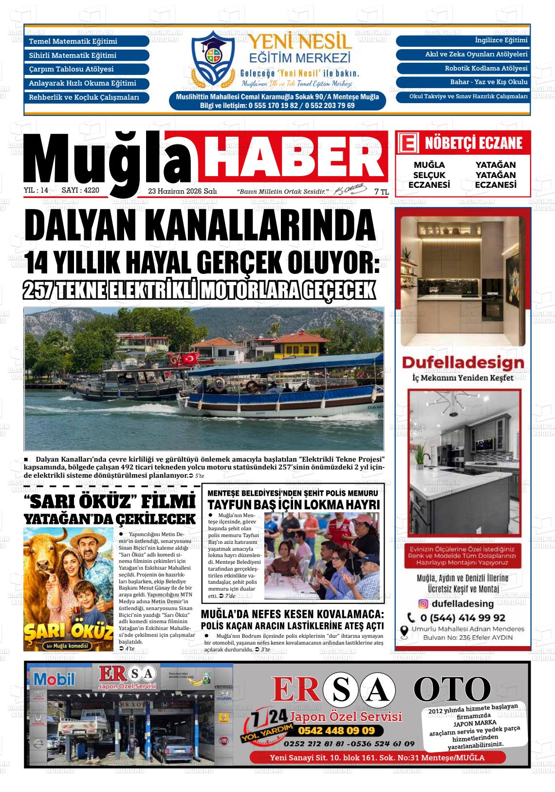 Mugla Haber 23.06.2026