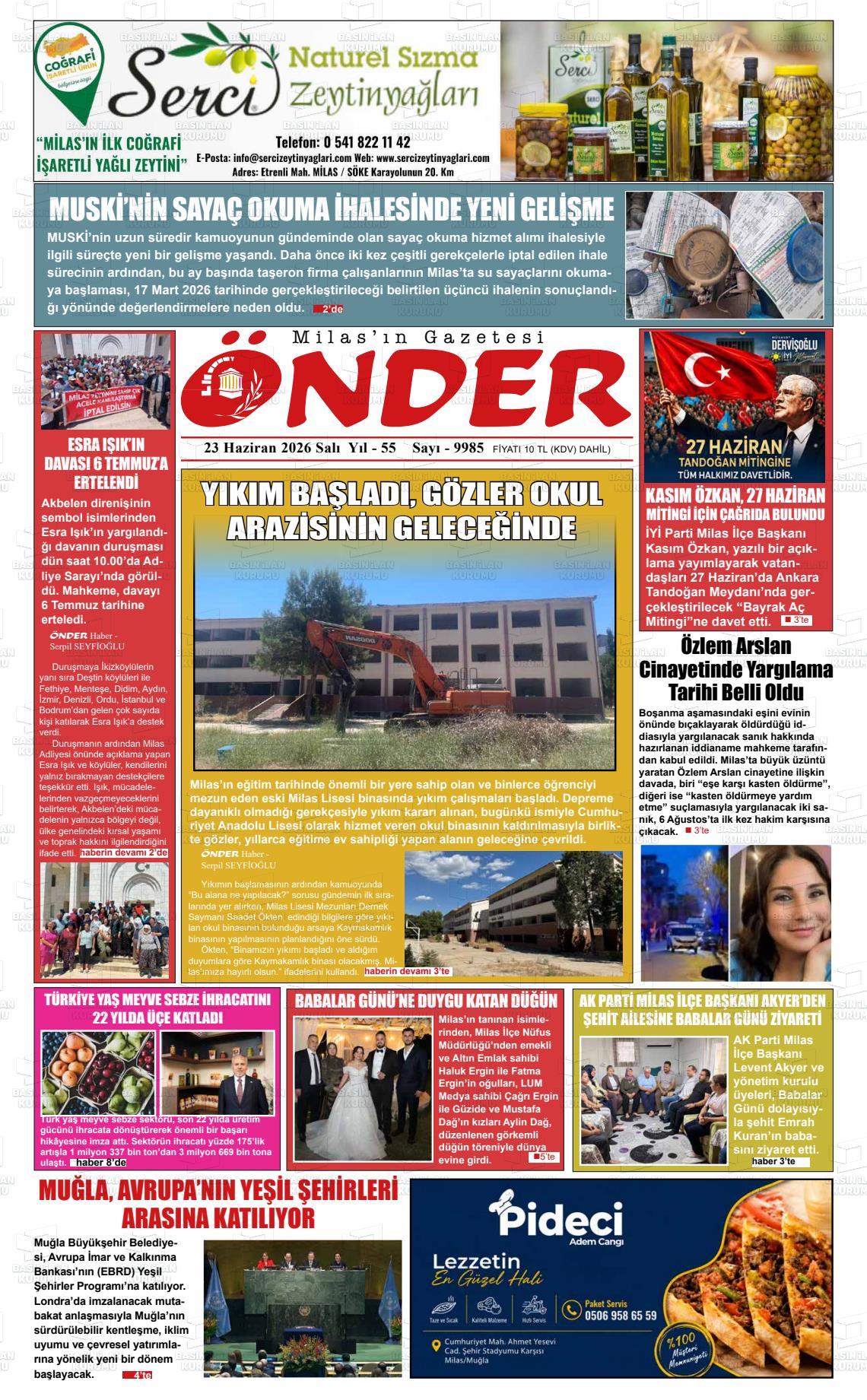 Mugla Onder 23.06.2026
