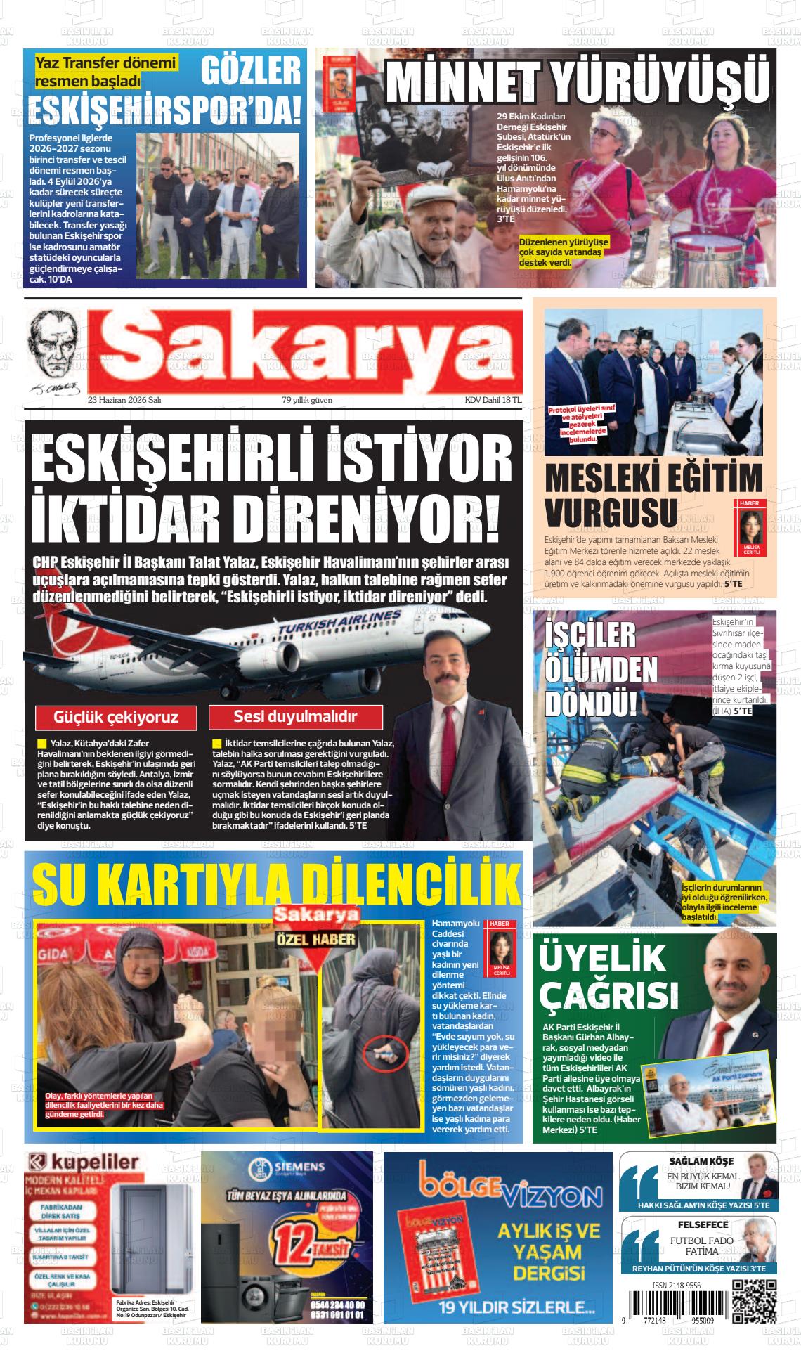 Eskisehir Sakarya 23.06.2026