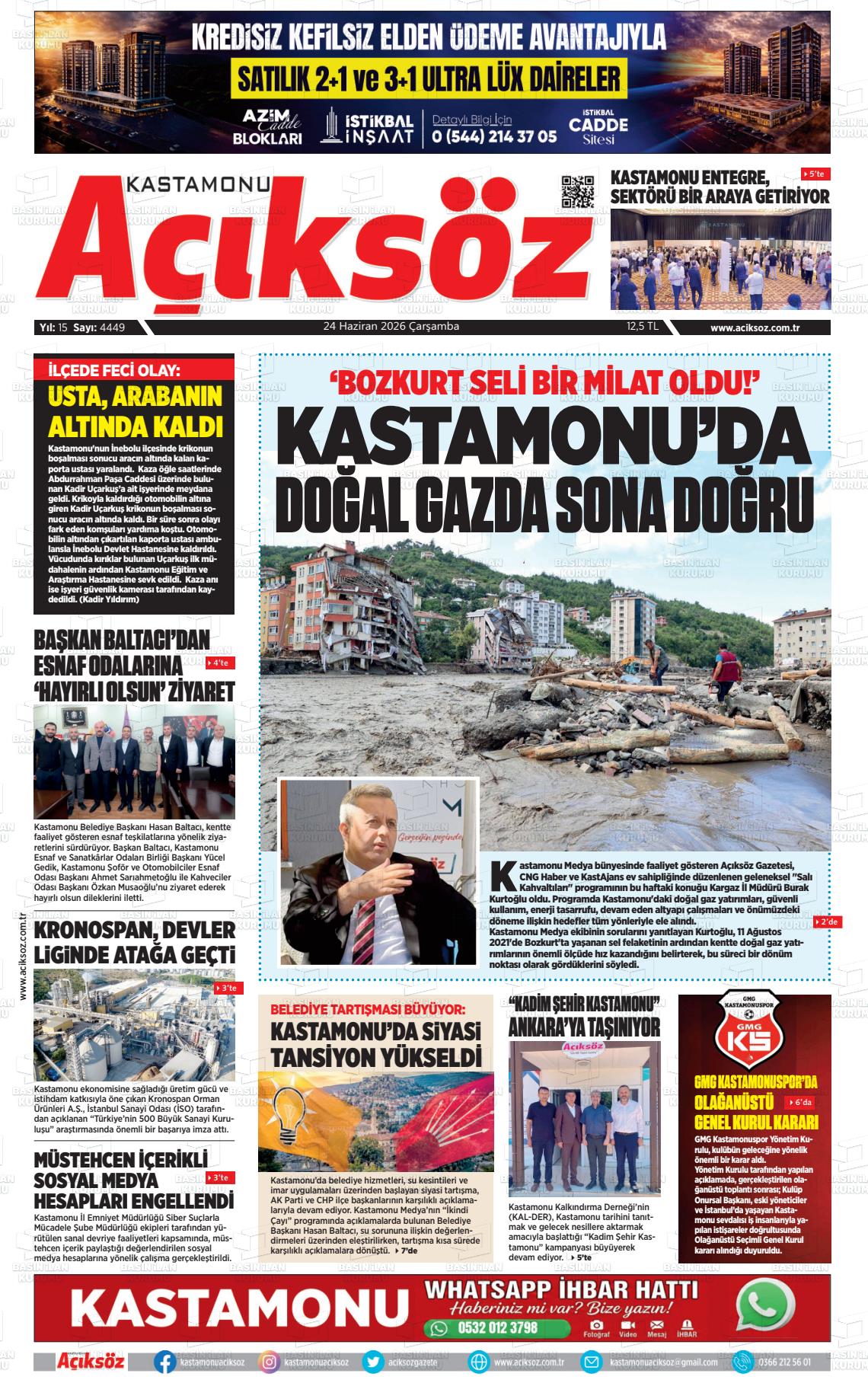 Kastamonu Aciksoz 24.06.2026