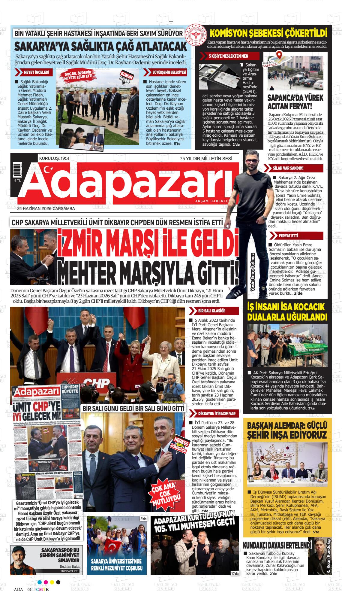 Sakarya Adapazariaksamhaberleri 24.06.2026