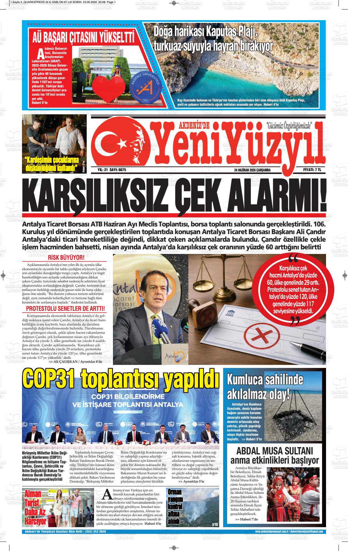 Antalya Akdenizdeyeniyuzyil 24.06.2026