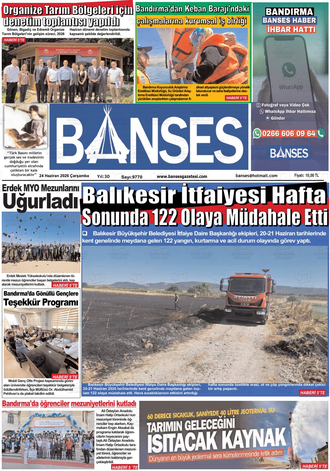 Balikesir Banses 24.06.2026