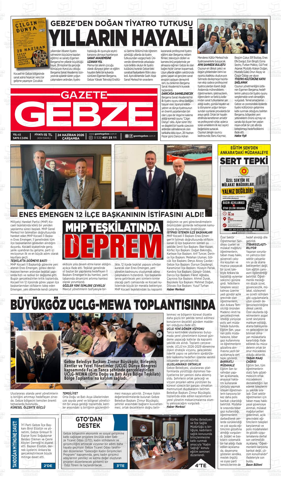 Kocaeli Gebze 24.06.2026