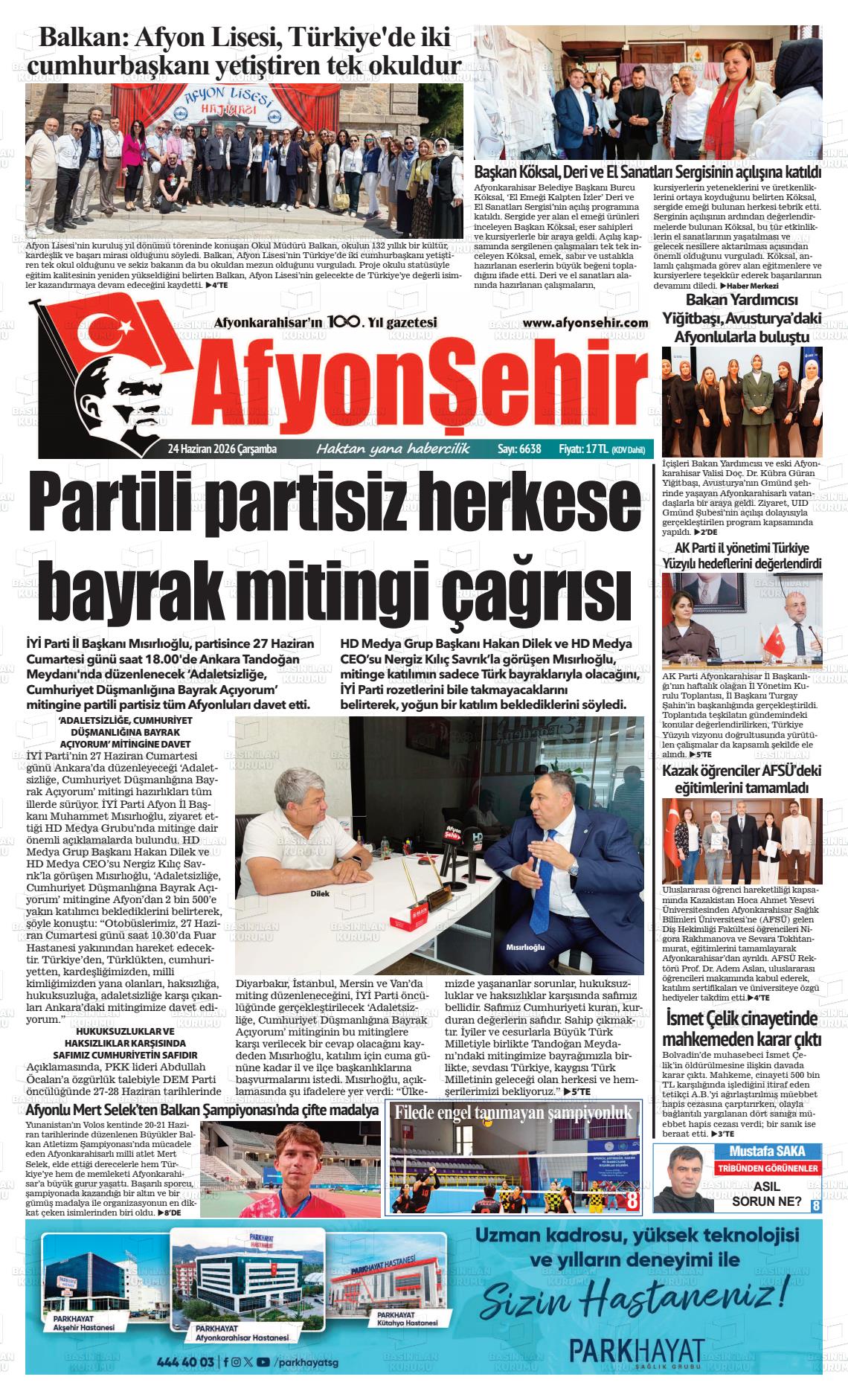 Afyonkarahisar Hisar 24.06.2026