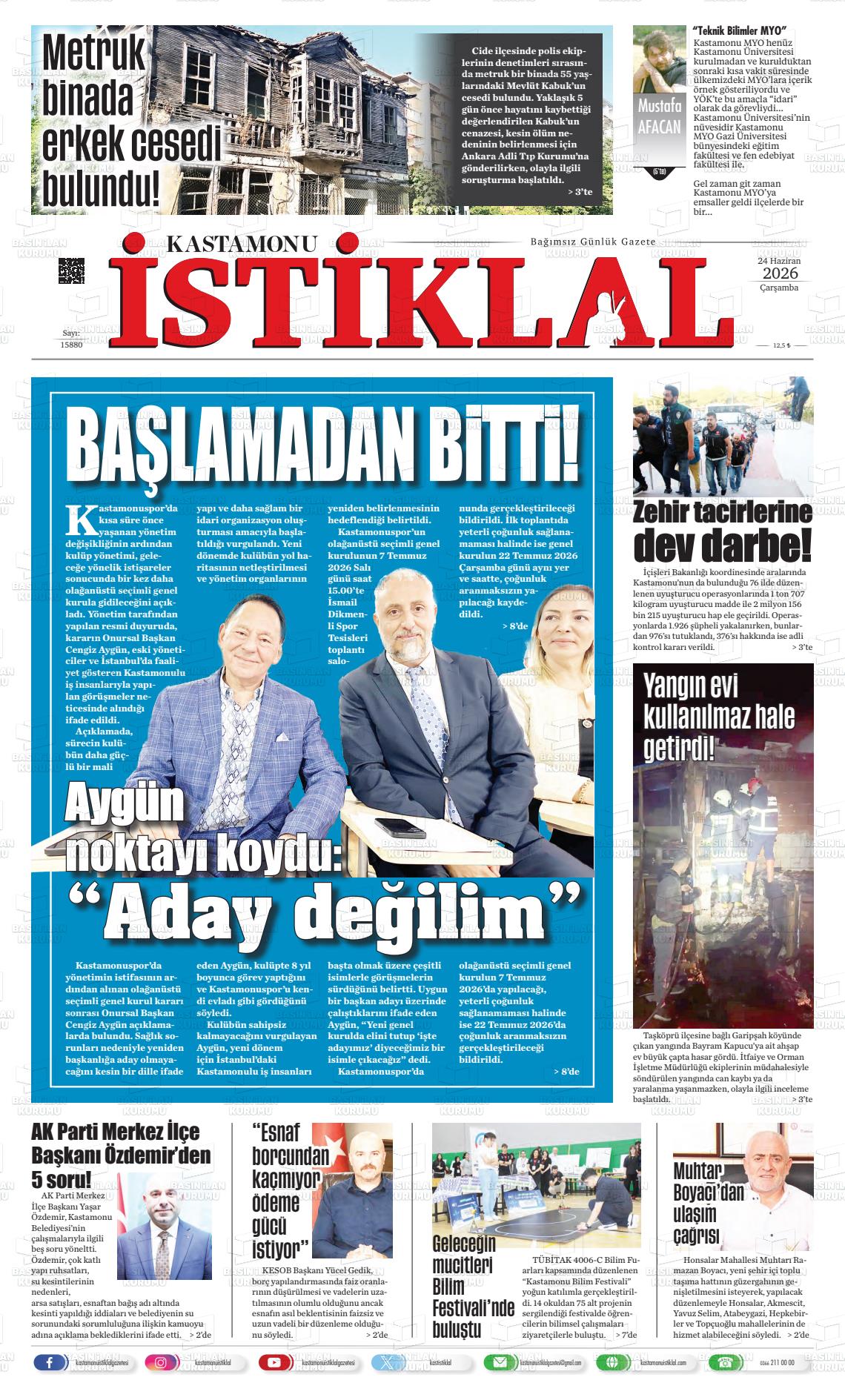 Kastamonu 24.06.2026