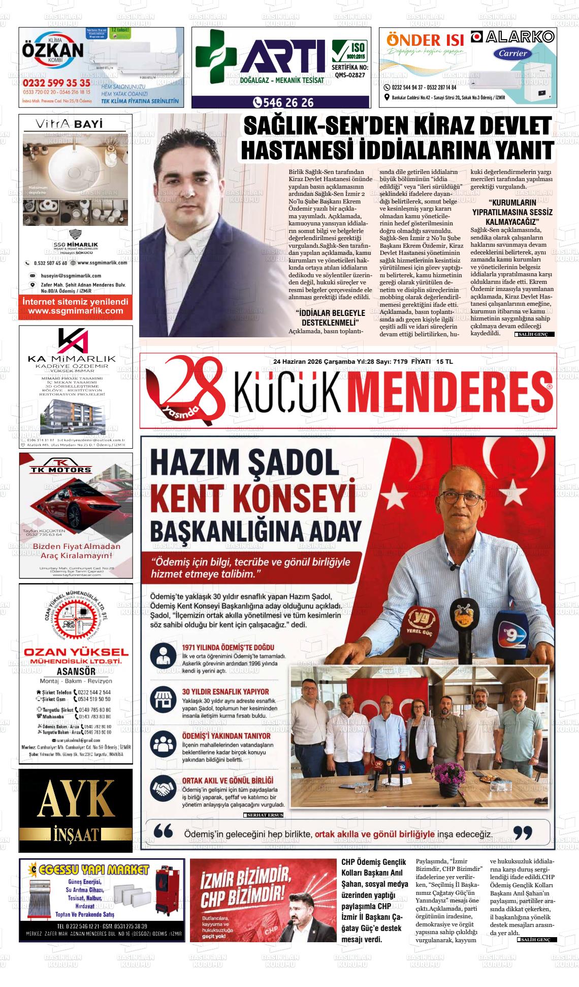 Izmir Kucukmenderes 24.06.2026