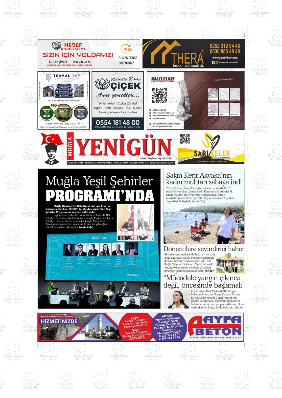 Mugla Yenigun 24.06.2026