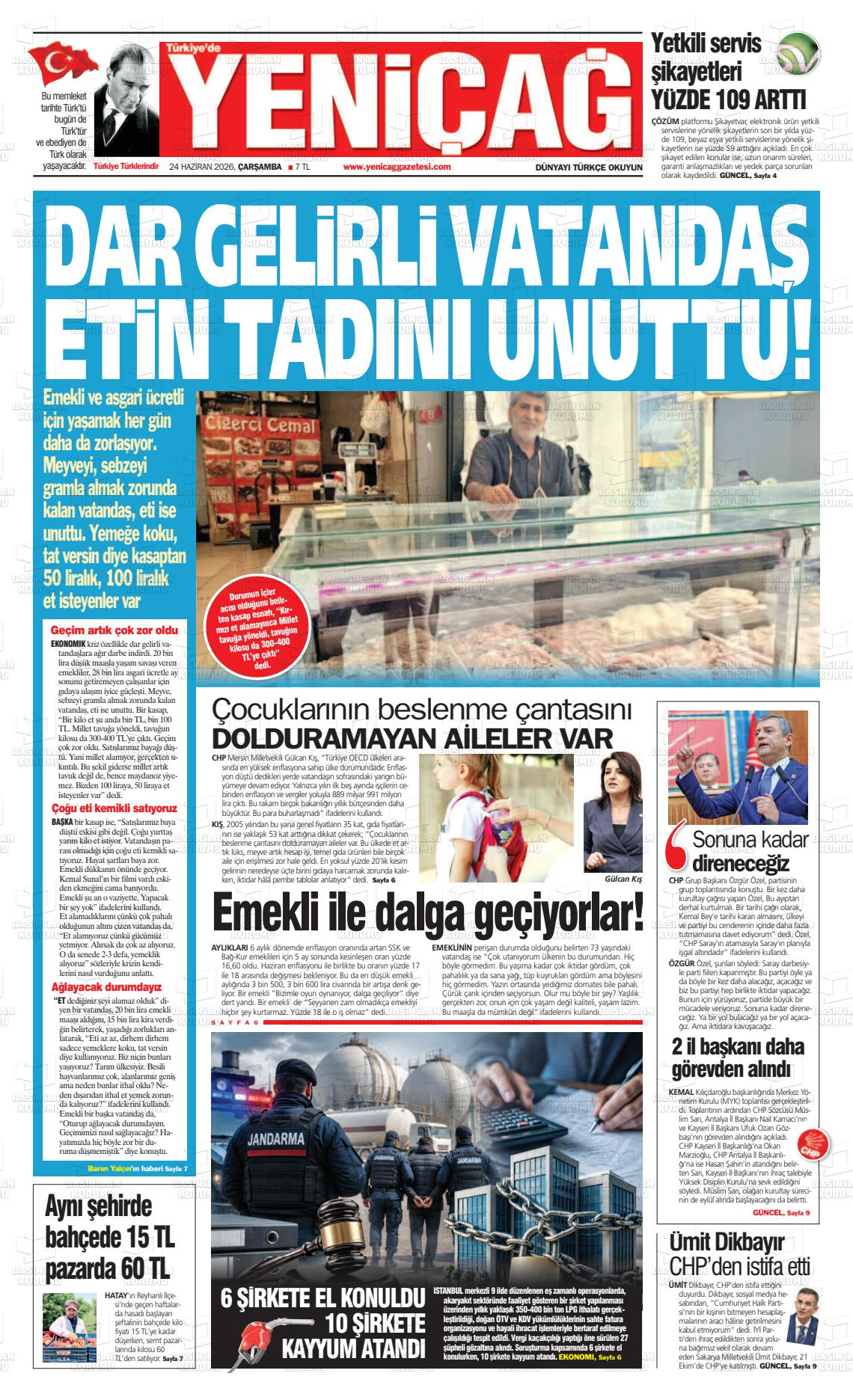 Istanbul Turkiyedeyenicag 24.06.2026